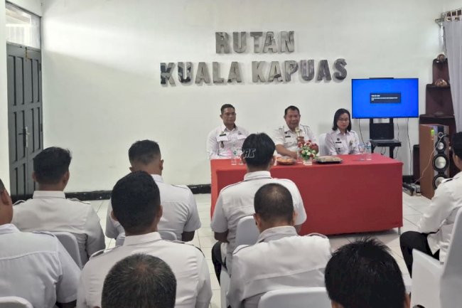 Penguatan Integritas dan Pelayanan Tulus, Pesan Utama Kakanwil Ditjenpas Kalteng di Rutan Kuala Kapuas