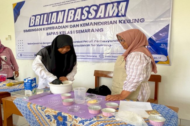 Gandeng Pegiat UMKM, Bapas Semarang Gelar Pelatihan Pembuatan Roti