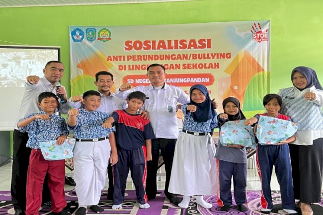 Bapas Tanjungpandan Kampanyekan Anti-Bully bagi Siswa SDN 43 Tanjungpandan