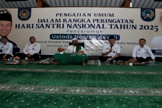 Jiwa Santri dan Semangat Kebersamaan Warnai Peringatan Hari Santri di Lapas Kelas I Madiun