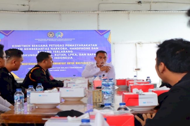 Kepala KPLP Kelas I Tangerang Perkuat Integritas dan Kesiapsiagaan Regu Pengamanan dan P2U 