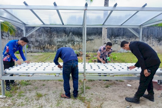 Lapas Geser Tingkatkan Program Kemandirian Lewat Budidaya Sawi Hidroponik