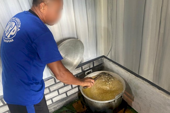 Warga Binaan Lapas Narkotika Karang Intan Olah Hasil Panen Jadi Tempe Bernilai Ekonomi