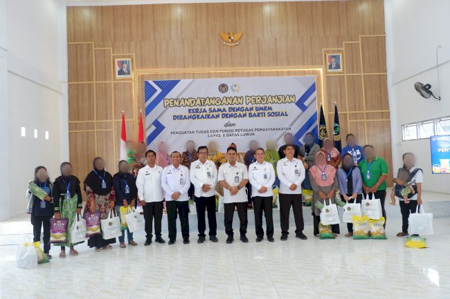 Baksos dan Kolaborasi UMKM, Lapas Luwuk Tingkatkan Pemberdayaan Warga Binaan