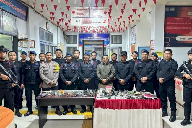 Kanwil Ditjenpas Sulteng Perkuat Aksi Bersih Lapas/Rutan, Ribuan Tes Urine dan Ratusan Razia Digelar Sepanjang 2025