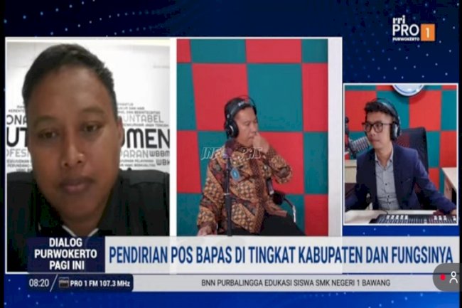 Narasumber RRI Purwokerto, Karutan Kebumen dan PK Bapas Purwokerto Paparkan Pentingnya Pendirian Pos Bapas