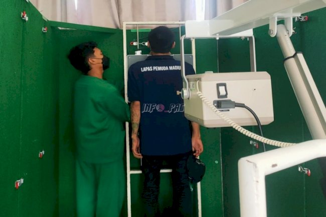 Lapas Pemuda Madiun Tuntaskan Skrining TBC Massal melalui Pemeriksaan Rontgen Dada