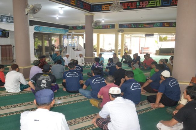 Warga Binaan Lapas Narkotika Muara Sabak Khusyuk Dengarkan Kajian ’Iman dan Amal’