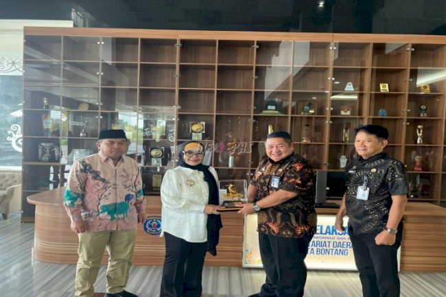 Pererat Kerja Sama, Kakanwil Ditjenpas Kaltim Audiensi dengan Wali Kota Bontang