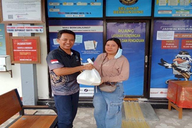 Rutan Negara Salurkan Bansos kepada Keluarga Warga Binaan 