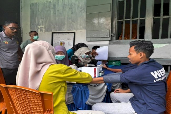 Lapas Bandanaira dan Puskesmas Walang Gelar Cek Kesehatan Gratis untuk Warga Binaan