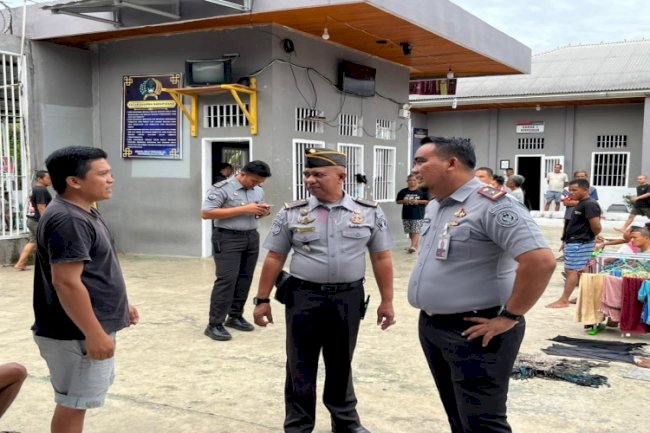 Kalapas Dharmasraya Terus Pantau Kebersihan dan Keamanan Warga Binaan