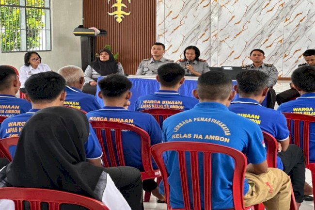 Bapas Ambon Sosialisasikan Tata Cara Pelaksanaan PPK di Lapas Ambon