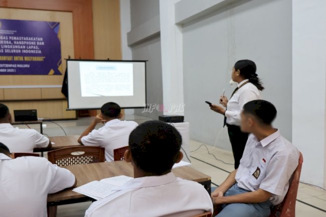 LPKA Ambon Dukung Pendidikan Anak Binaan lewat E-Learning Paket C