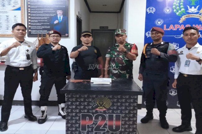 Sinergi Lapas Wahai dan Koramil 1502-05, Ciptakan Lingkungan Pemasyarakatan Kondusif