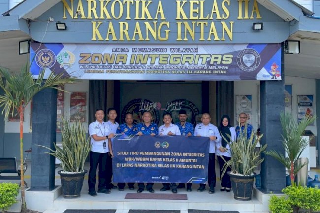 Lapas Narkotika Karang Intan Terima Studi Tiru Pembangunan ZI dari Bapas Kelas IIA Amuntai