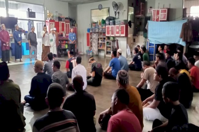 Lapas Jambi Laksanakan Pembinaan Kerohanian bagi Warga Binaan Muslim