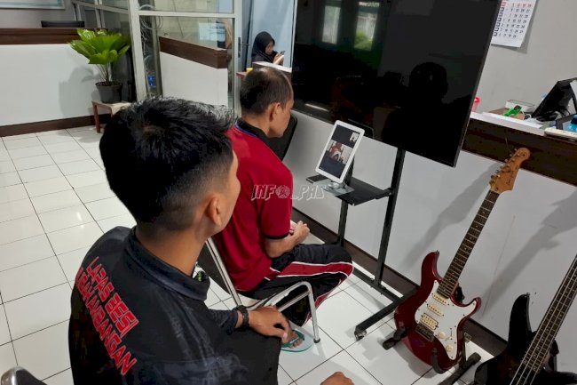 Akses Keadilan Terjamin, Lapas Besi Gelar Sidang PK Daring