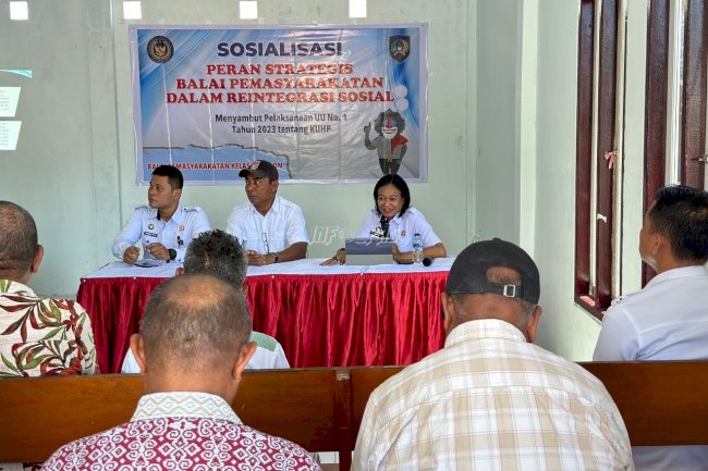 Bapas Ambon Sosialisasikan KUHP Baru, Ajak Masyarakat Dukung Reintegrasi Sosial