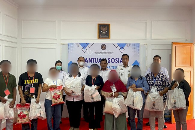 Lapas Pangkalan Bun Salurkan Bantuan Sosial, Wujud Kepedulian Tanpa Diskriminasi