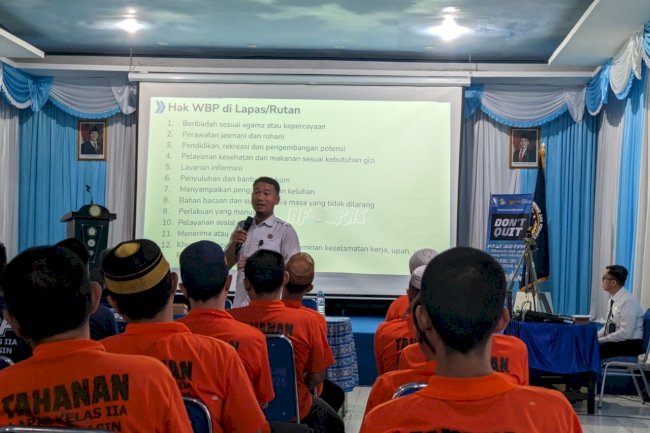 Kanwil Ditjenpas Kalsel Perkuat Kesadaran Hukum Warga Binaan melalui Penyuluhan di Lapas Banjarmasin