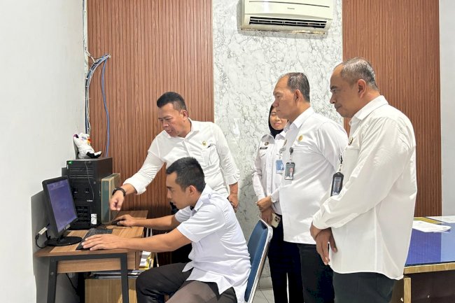 Kanwil Ditjenpas Babel Dampingi Diryantah Pastikan Pelayanan UPT Pemasyarakatan Prima