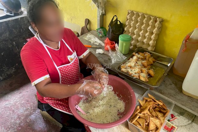 UMKM Produktif dan Berdaya, Gorengan Warga Binaan Lapas Tual Laris Manis