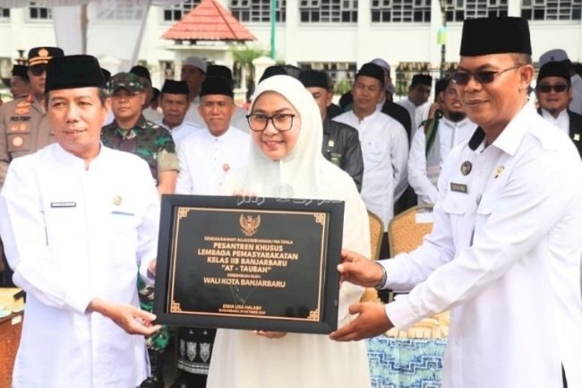 Diresmikan Wali Kota, Pesantren Khusus Lapas Banjarbaru Siap Bina Mental dan Spiritual Warga Binaan