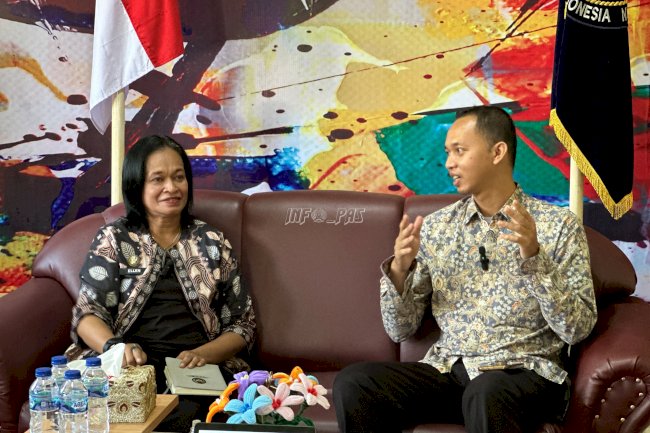 Lebih Dekat dengan Masyarakat, Bapas Ambon Podcast Bersama Disnaker Bahas Produktivitas Klien