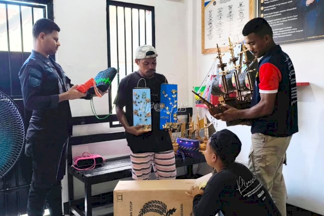 Produk Karya Warga Binaan Lapas Wahai Siap Ramaikan Pameran  Masohi Expo 2025