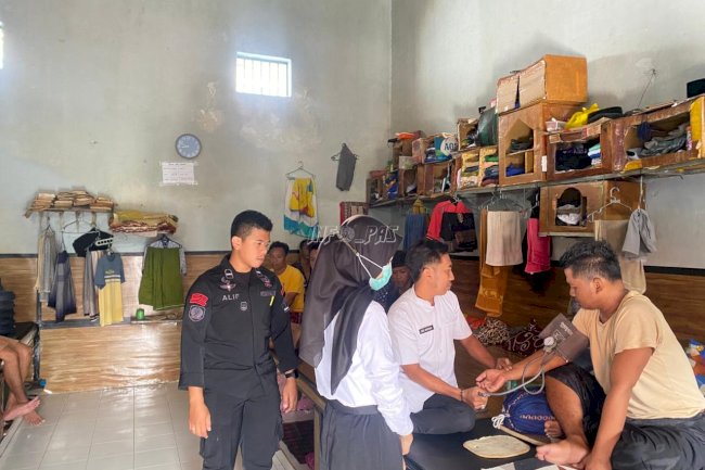 Rutan Sampang Tingkatkan Pelayanan Kesehatan Warga Binaan Lewat Trolling Kesehatan