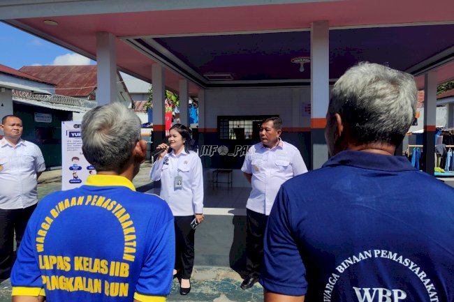 Lapas Pangkalan Bun Gelar Promkes ISPA, Warga Binaan Dapat Edukasi dan Masker Gratis