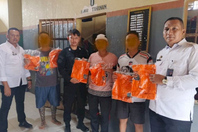 Seragam Baru Wujudkan Disiplin dan Kesetaraan Warga Binaan dan Tahanan di Lapas Pangkalpinang