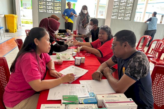 Rutan Masohi Gelar Pemeriksaan Kesehatan Gratis bagi Pegawai