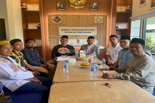 Perkuat Kepribadian Warga Binaan, Rutan Pontianak Evaluasi Program Pesantren Taubatan Nasuha
