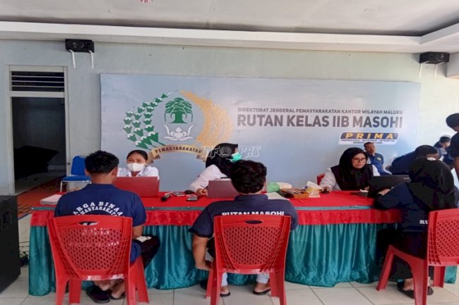 Rutan Masohi Lakukan Screening Awal TBC Paru bagi Warga Binaan