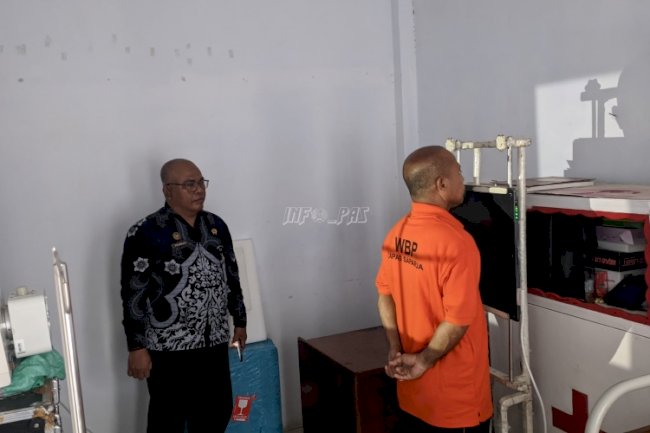 Warga Binaan Lapas Saparua Jalani Rontgen Dada, Seluruhnya Negatif TBC