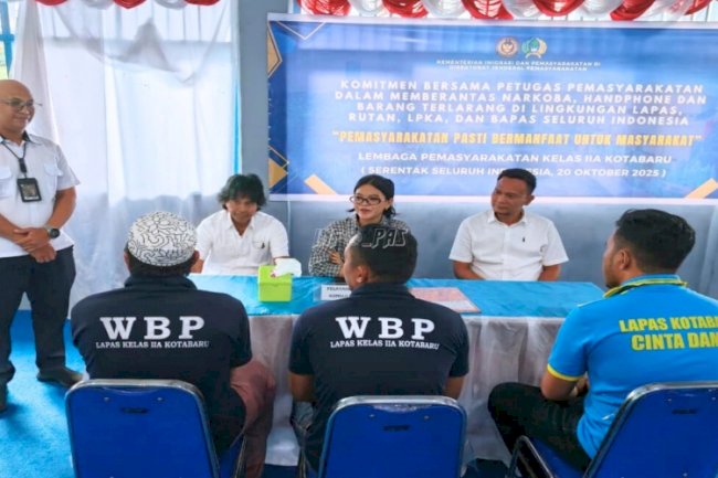 Lapas Kotabaru dan LKBH Saijaan Kotabaru Berikan Konsultasi dan Bantuan Hukum bagi Warga Binaan