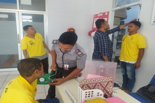 Deteksi Dini Penyakit Musiman, Lapas Namlea dan Puskesmas Sawa Pantau Kesehatan Warga Binaan