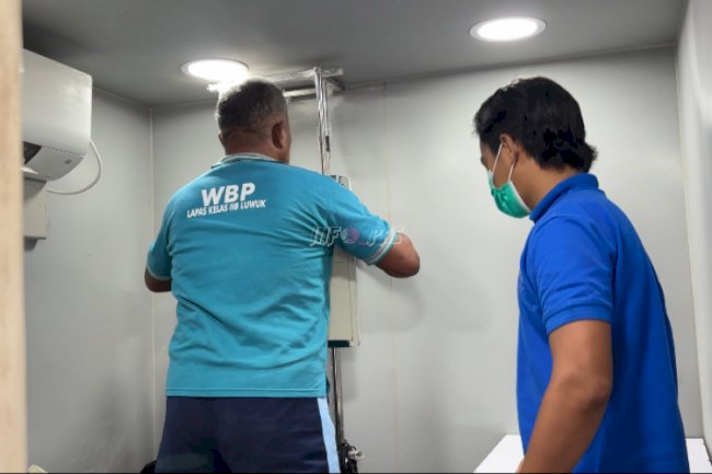 Lapas Luwuk Gandeng Dinkes Banggai, Gelar Pemeriksaan Rontgen Dada bagi Warga Binaan