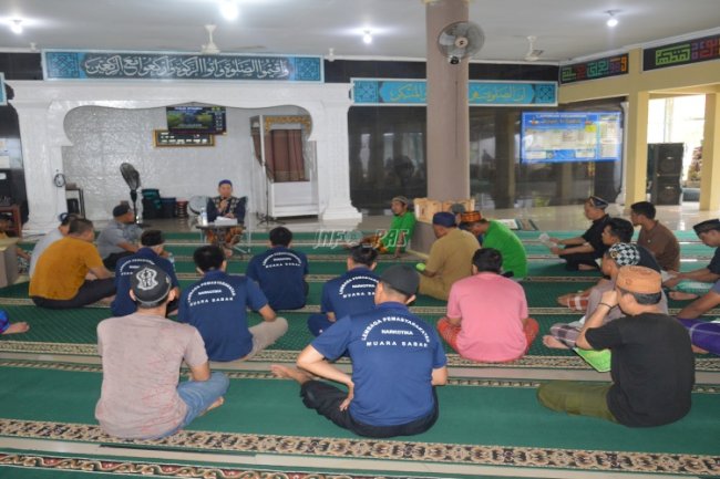 Lapas Narkotika Muara Sabak Bina Kepribadian Warga Binaan dengan Kajian Keagamaan