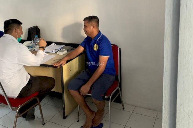Lapas Ambon Lakukan Pemeriksaan Kesehatan Warga Binaan Baru Sesuai SOP