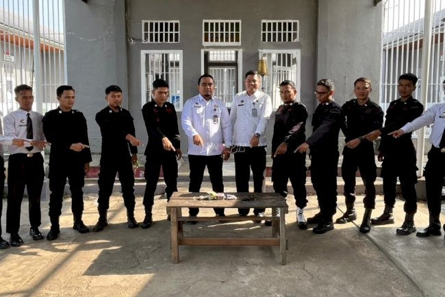 Razia di Lapas Dharmasraya Pastikan Lingkungan Aman dan Kondusif