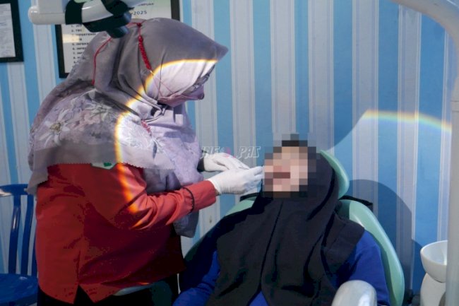 Penuhi Hak Kesehatan Gigi Warga Binaan, Lapas Perempuan Martapura Gandeng Puskesmas Martapura 1