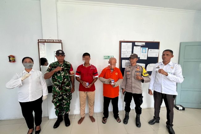 Cegah Penyalahgunaan Narkoba, Lapas Saparua Gelar Tes Urine Petugas dan Warga Binaan