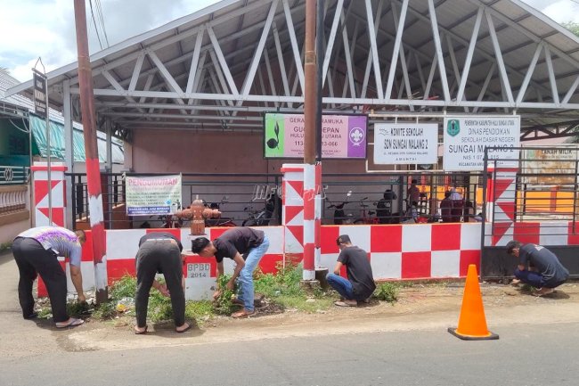 Klien Pemasyarakatan Buktikan Perubahan, Bapas Amuntai Gelar Aksi Sosial di SDN Sungai Malang 2
