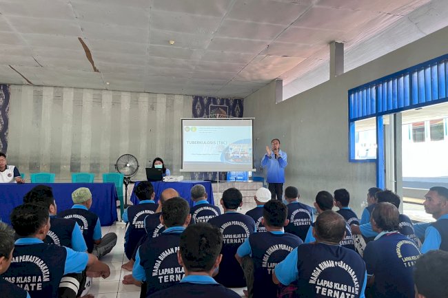 Lapas Ternate Ajak Warga Binaan Cegah Penyakit Menular Lewat Sosialisasi TBC dan HIV/AIDS