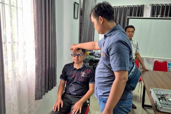 Pastikan Performa Optimal, Rutan Donggala Gelar Pemeriksaan Mata bagi Petugas