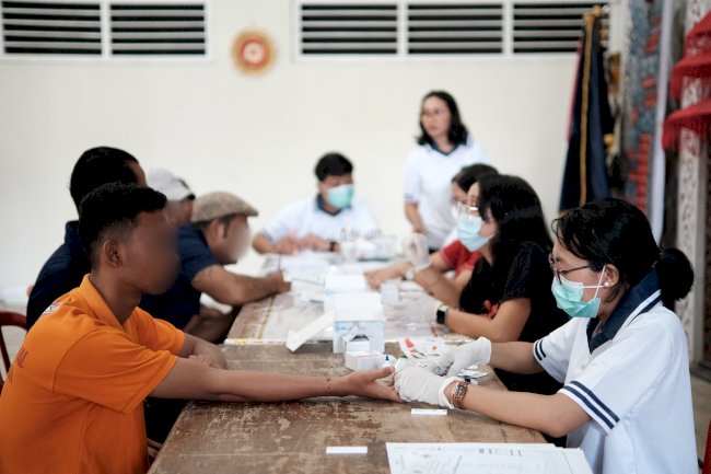 Cegah Lebih Dini, Lapas Tabanan Gelar Skrining dan Tes HIV bagi Warga Binaan