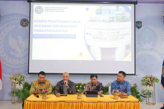 Sinergi Kanwil Ditjenpas Kalsel dan Pusat Strategi Dorong Layanan Pemasyarakatan Berintegritas